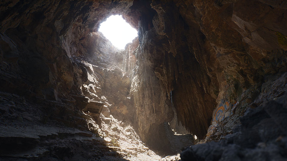 Cave in Unreal Engine 5.